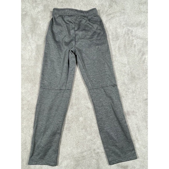 Nike Sweatpants Men's S Gray Heather Dri Fit 100% Polyester Workout Straight Leg - Picture 4 of 8